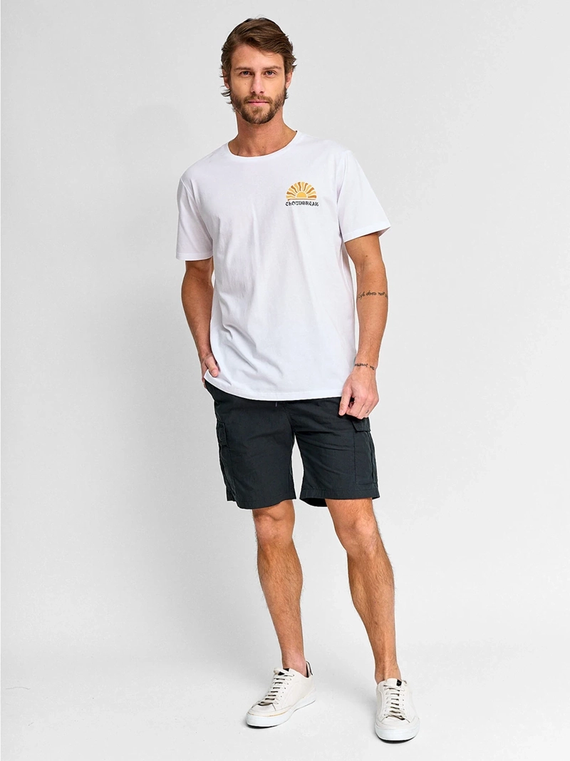 POLERA HOMBRE CLOUDBREAK ALGODÓN MANGA CORTA PRINT - 4