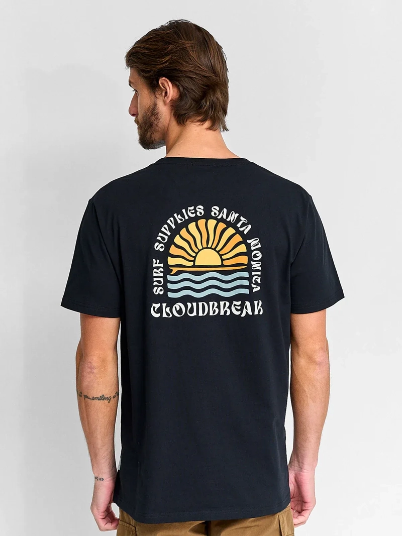 POLERA HOMBRE CLOUDBREAK ALGODÓN MANGA CORTA PRINT - 2