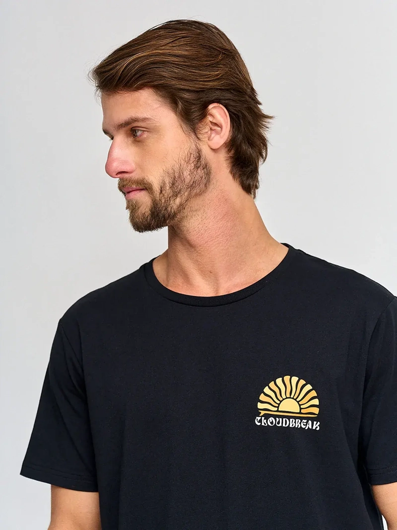 POLERA HOMBRE CLOUDBREAK ALGODÓN MANGA CORTA PRINT - 3