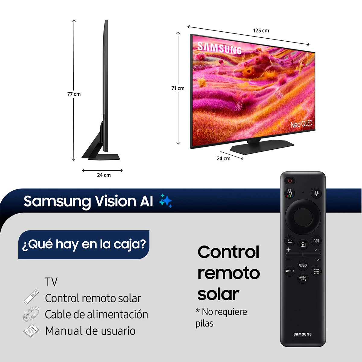 SMART TV SAMSUNG 55" QN90F NEO QLED MINI LED 4K VISION AI (2025) - 3
