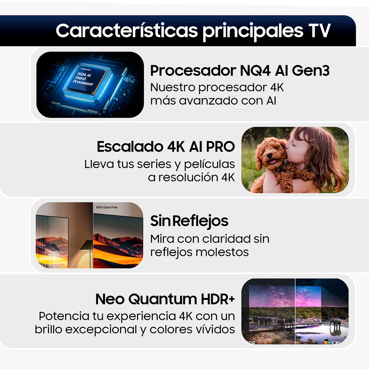 SMART TV SAMSUNG 55" QN90F NEO QLED MINI LED 4K VISION AI (2025) - 4