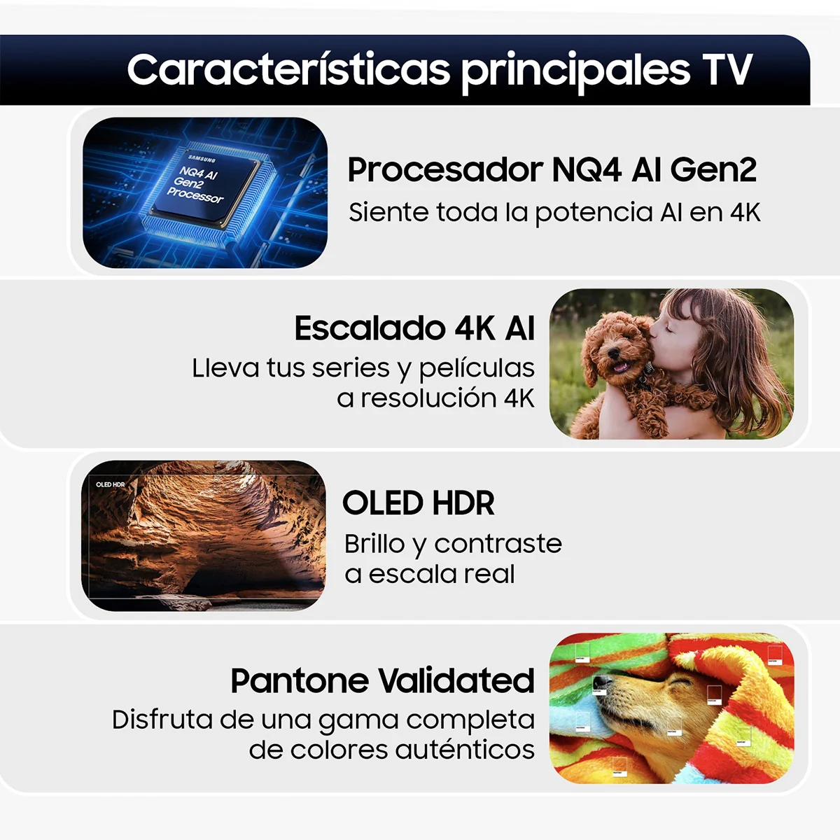 SMART TV SAMSUNG OLED 4K UHD 55" VISION AI QN55S85FAGXZS - 4