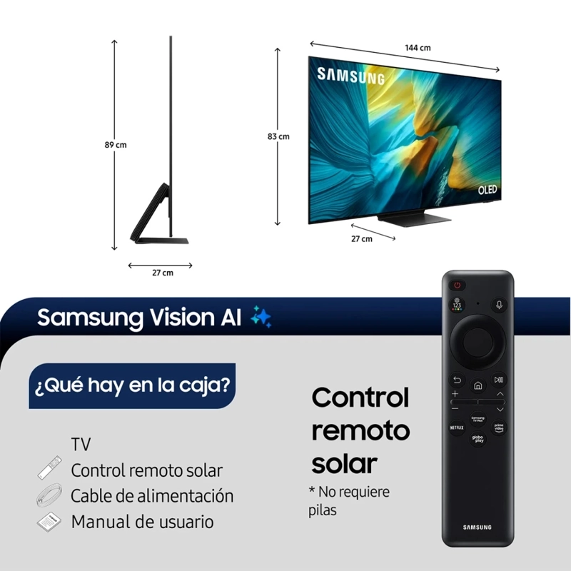 SMART TV SAMSUNG 4K S95F 65'' VISION AI SMART TV - 3