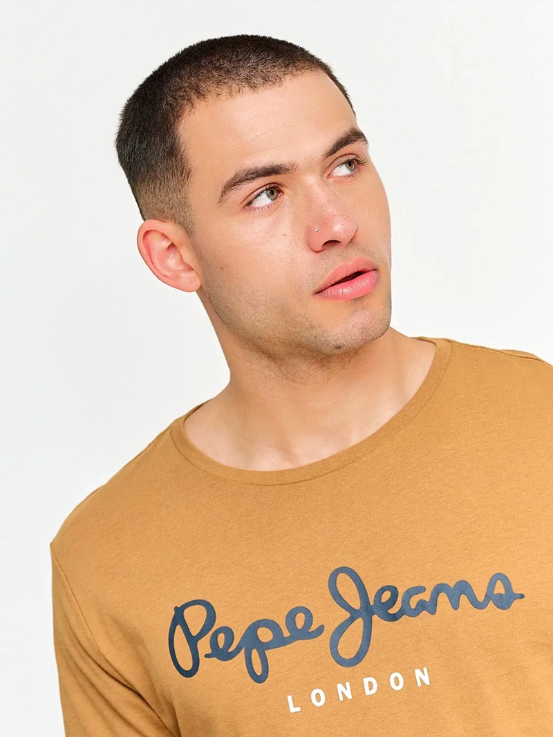 POLERA HOMBRE PEPE JEANS ALGODÓN MANGA CORTA CUELLO REDONDO - 3
