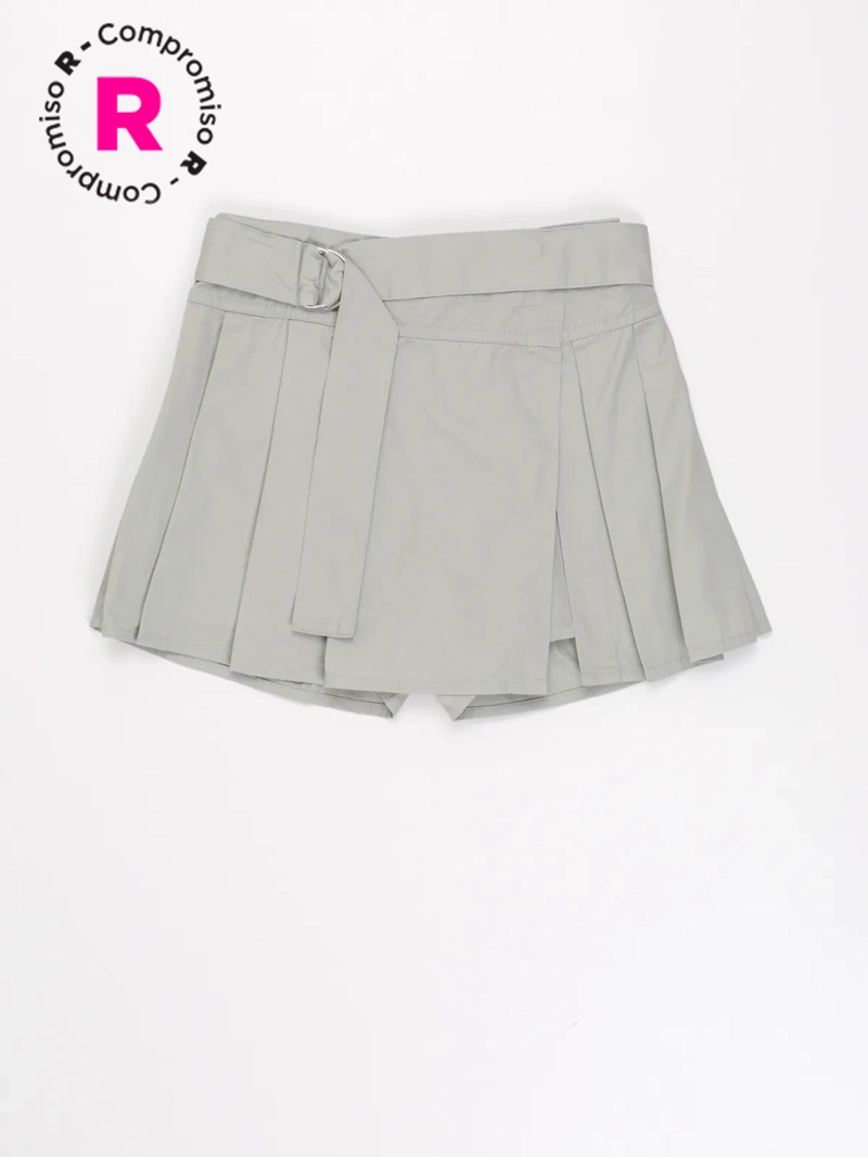 FALDA SHORT NIÑA M6T ALGODÓN TABLAS - 1