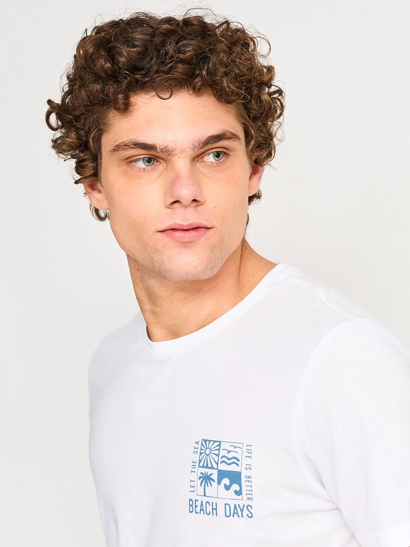 POLERA HOMBRE KENNETH STEVENS ALGODÓN CUELLO REDONDO MANGA CORTA - 3