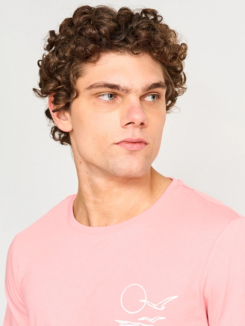 POLERA HOMBRE KENNETH STEVENS ALGODÓN CUELLO REDONDO MANGA CORTA - 3