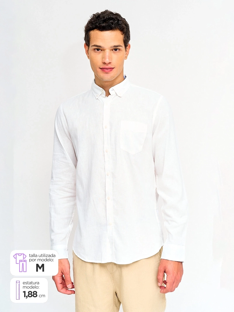 KENNETH STEVENS CAMISA HOMBRE KENNETH STEVENS LINO MANGA LARGA