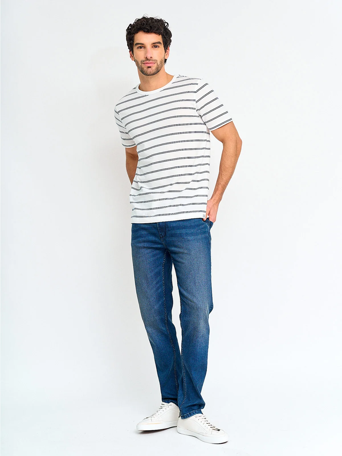POLERA HOMBRE REGATTA ALGODÓN CUELLO REDONDO MANGA CORTA - 4