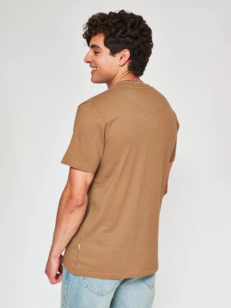 POLERA HOMBRE PEPE JEANS ALGODÓN CUELLO REDONDO MANGA CORTA LAVADA - 2
