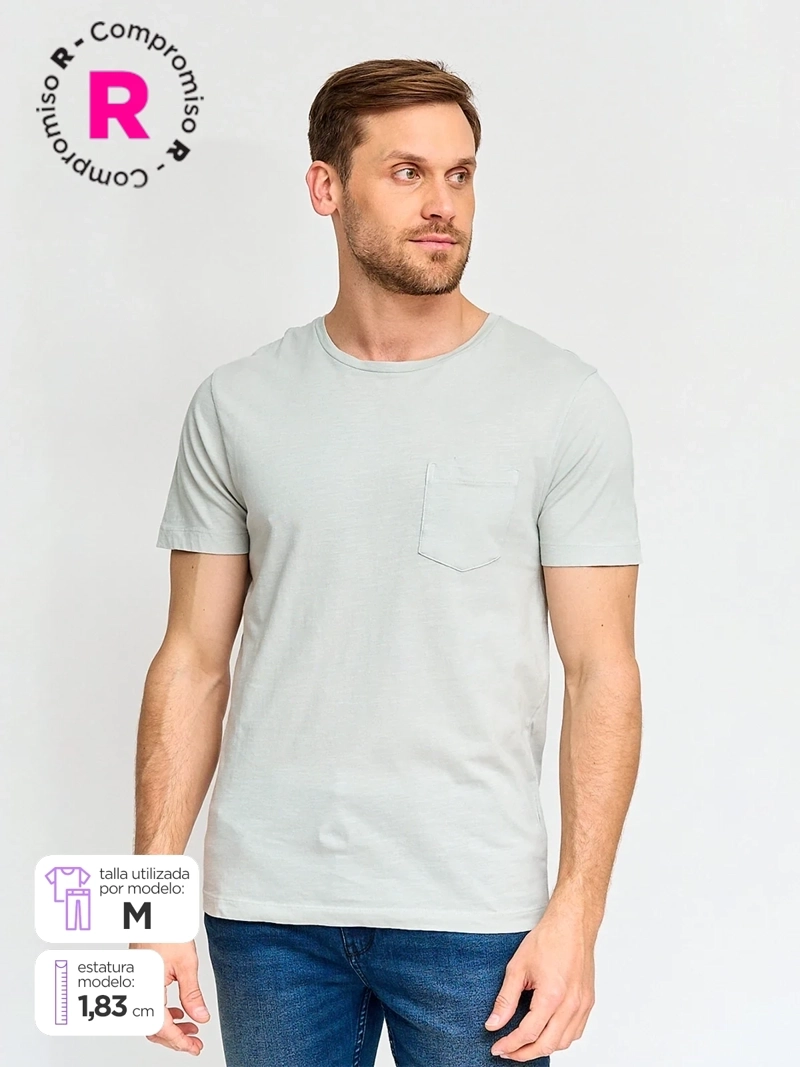 POLERA HOMBRE MARQUIS ALGODÓN MANGA CORTA