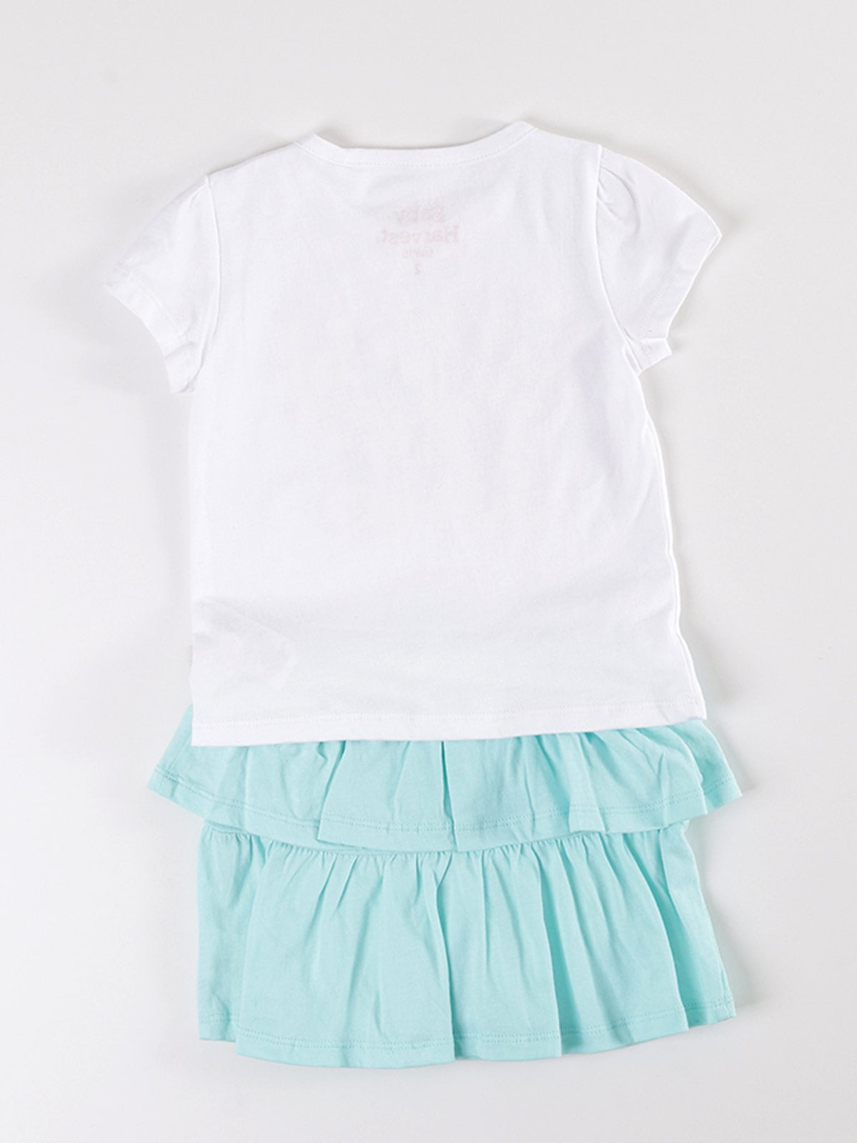 CONJUNTO NIÑA BABY HARVEST POLERA CON FALDA Y CALZA - 2