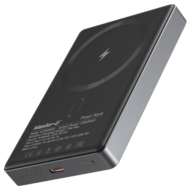BATERÍA PORTÁTIL MASTER G 20 WATTS 10000 MAH MAGSAFE UCPM10IPD  - 4