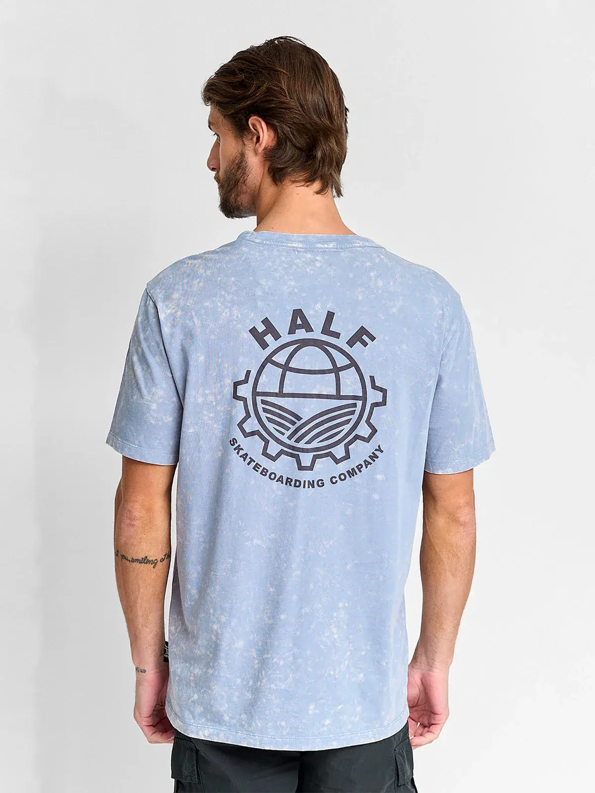 POLERA HOMBRE HALF ALGODÓN MANGA CORTA - 2