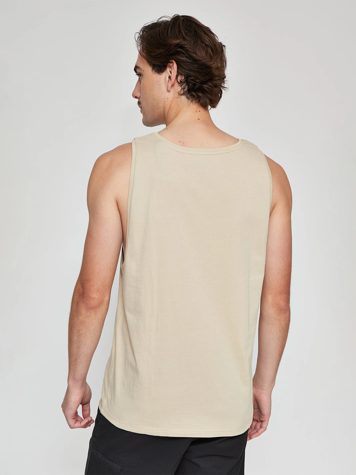 POLERA HOMBRE HALF ALGODÓN SIN MANGAS - 2