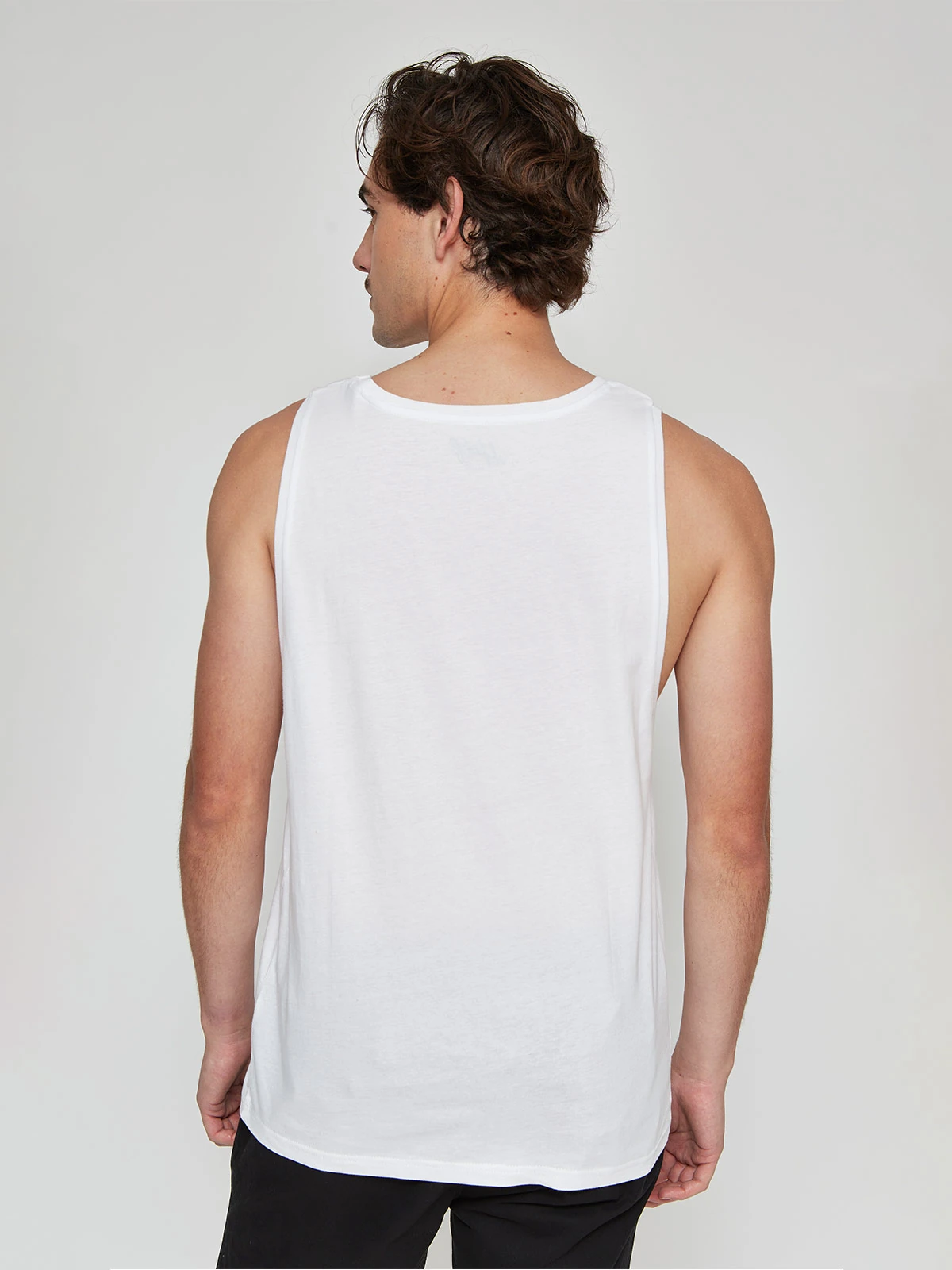 POLERA HOMBRE HALF ALGODÓN SIN MANGAS - 2