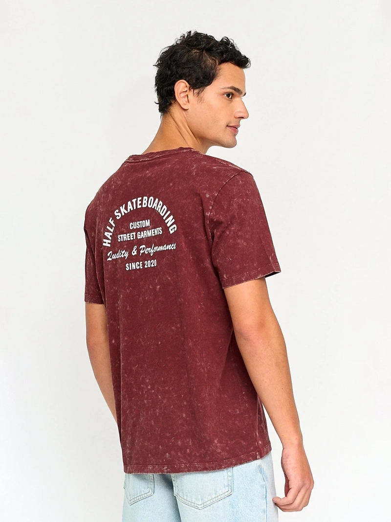 POLERA HOMBRE HALF ALGODÓN MANGA CORTA - 2