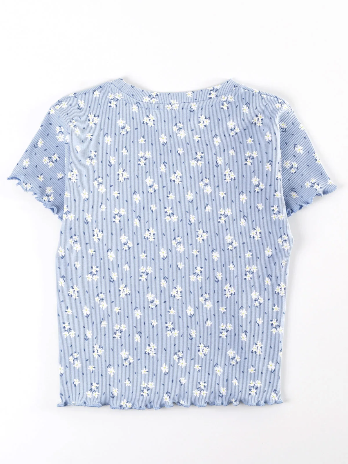 POLERA MANGA CORTA NIÑA M6T RIB FULL PRINT - 2