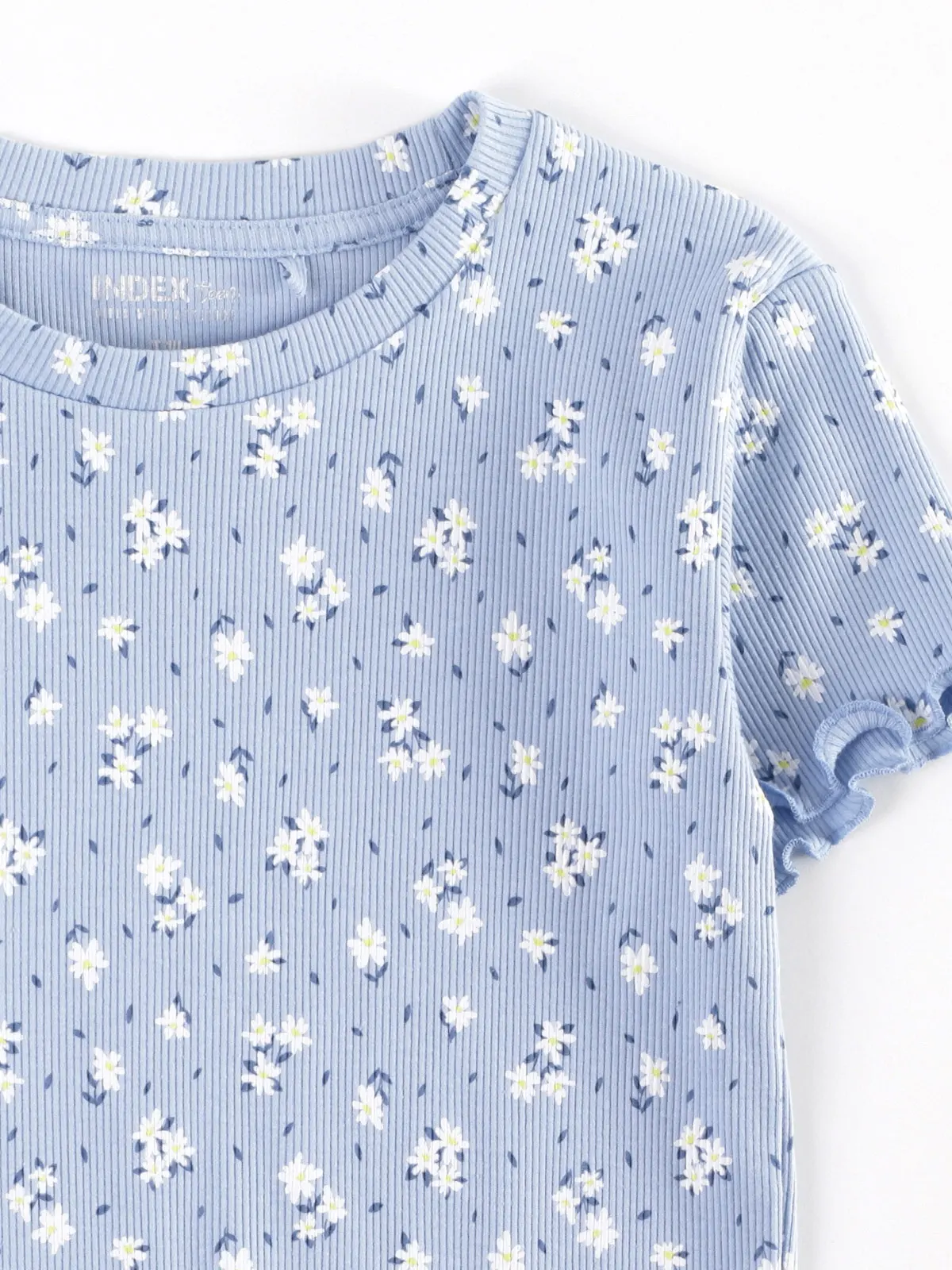 POLERA MANGA CORTA NIÑA M6T RIB FULL PRINT - 3
