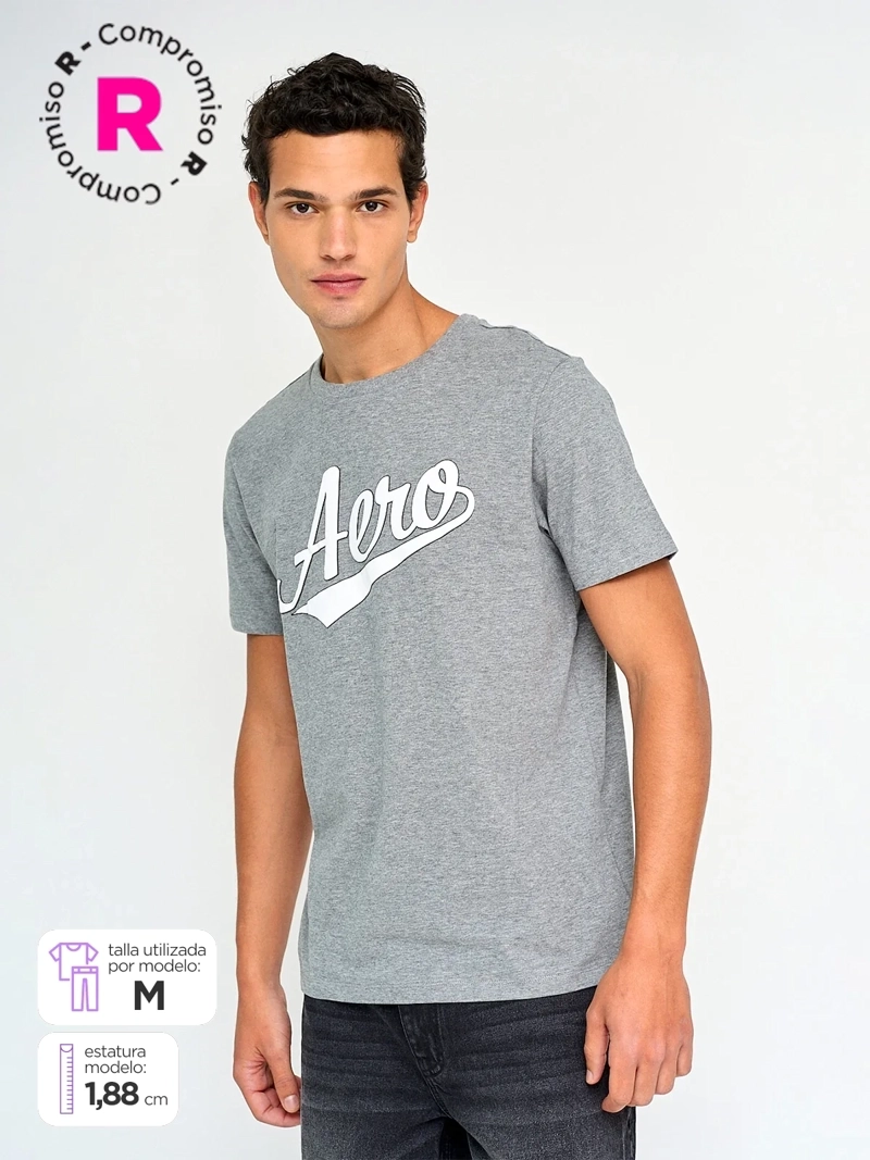 POLERA HOMBRE AEROPOSTALE ALGODÓN MANGA CORTA - 1