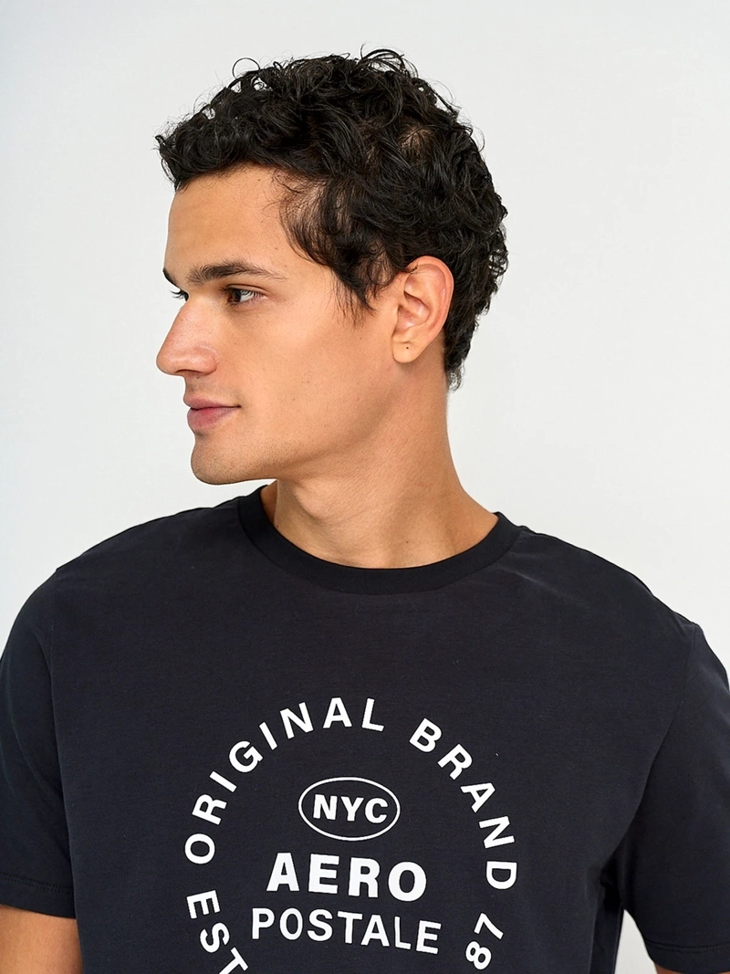 POLERA HOMBRE AEROPOSTALE ALGODÓN MANGA CORTA - 3