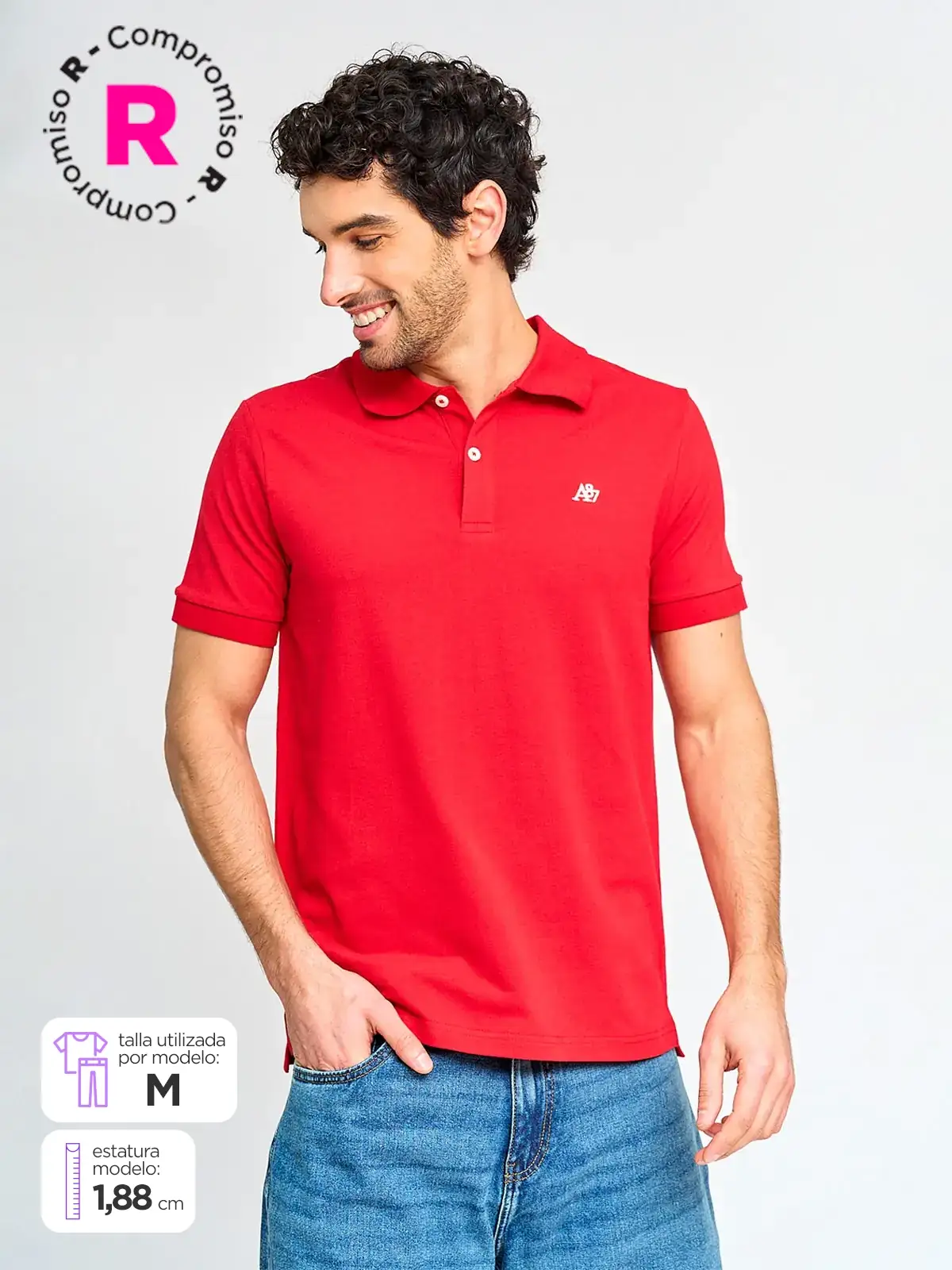 POLERA HOMBRE AEROPOSTALE ALGODÓN CUELLO POLO MANGA CORTA - 1