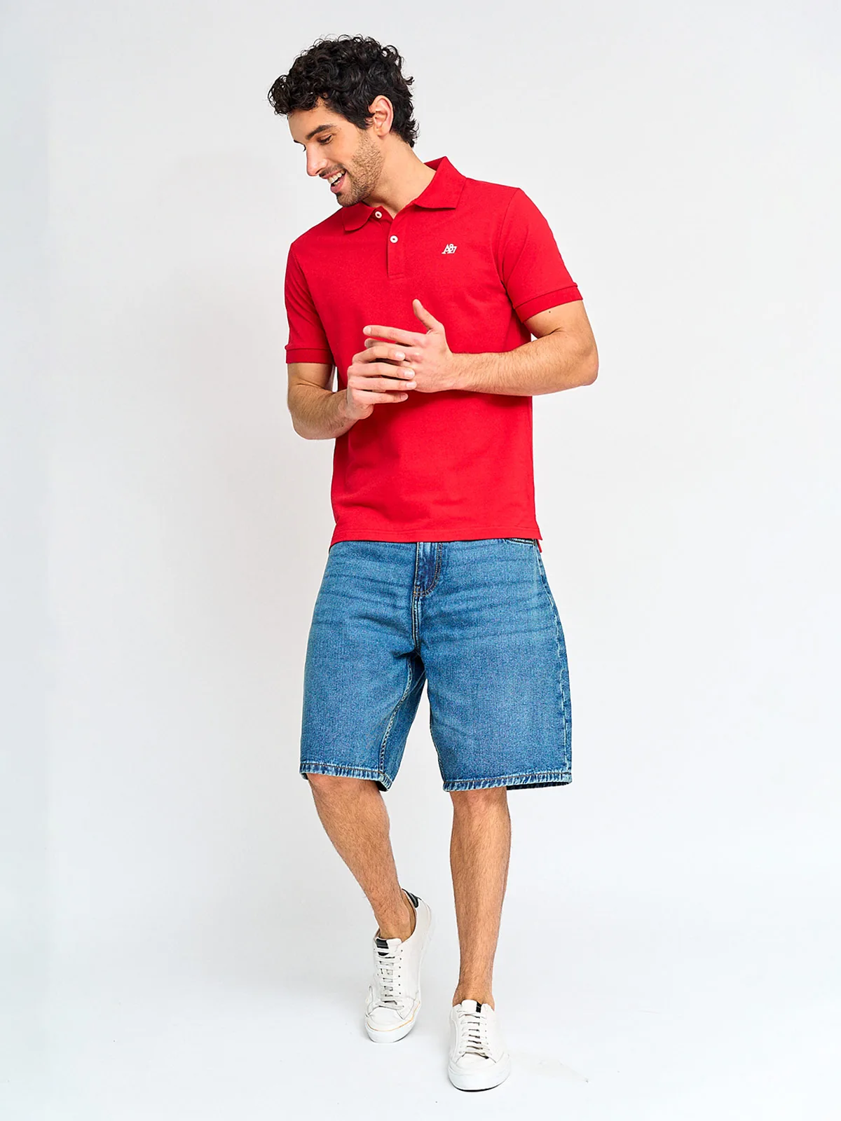 POLERA HOMBRE AEROPOSTALE ALGODÓN CUELLO POLO MANGA CORTA - 4