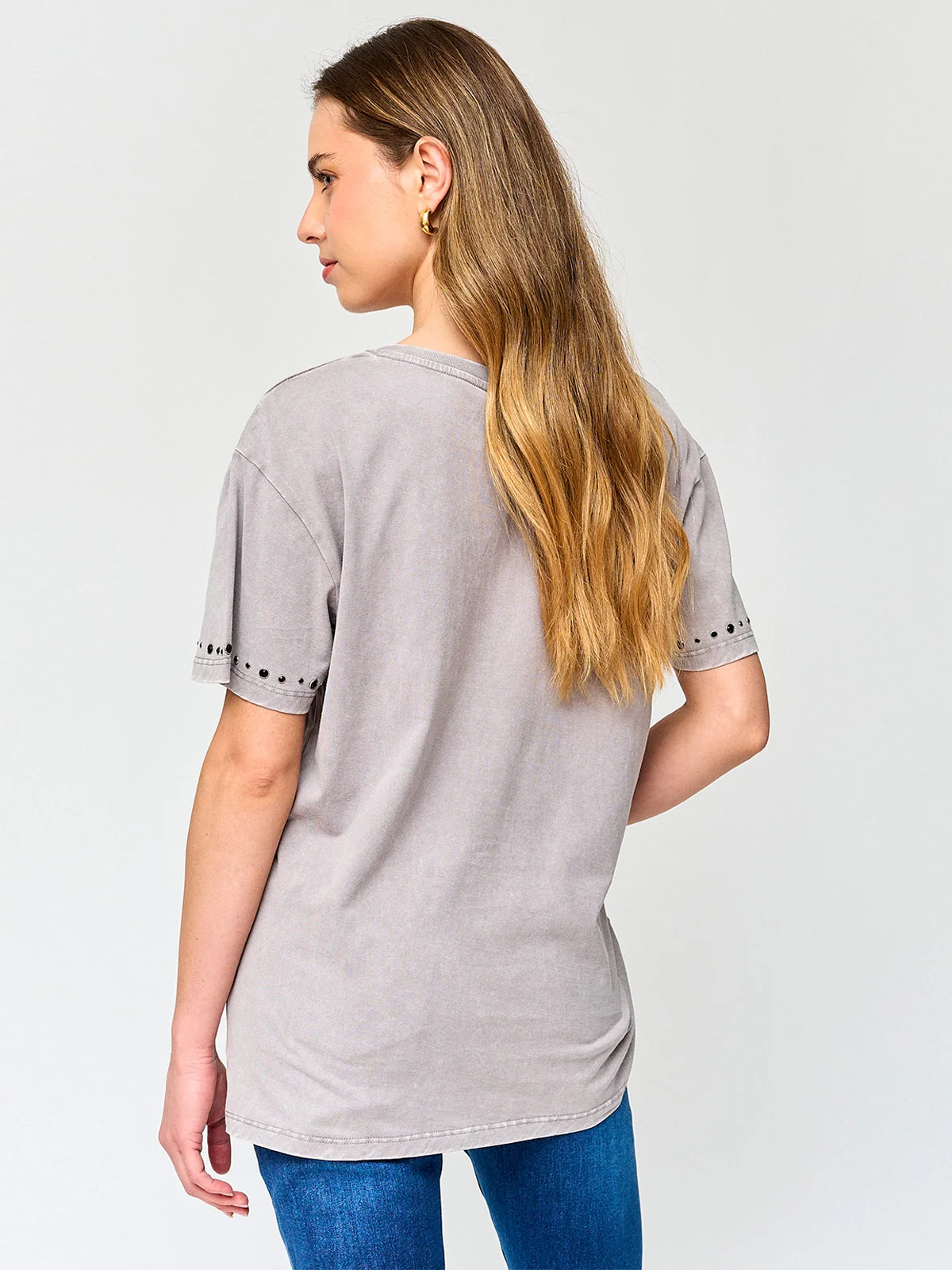 POLERA MUJER BARBADOS ALGODÓN MANGA CORTA - 3