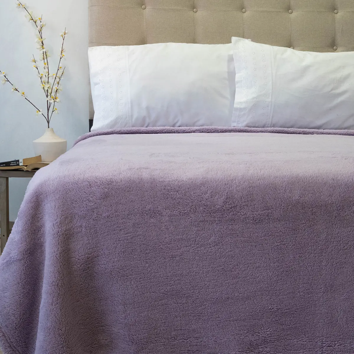 Mixibaby - Biancheria da letto con copripiumino e federa, in cotone, 135 x 200 cm, 155 x 220 cm, 200 x 200 cm, 200 x 220, design moderno (200 x 200 cm, modello: Palm D19