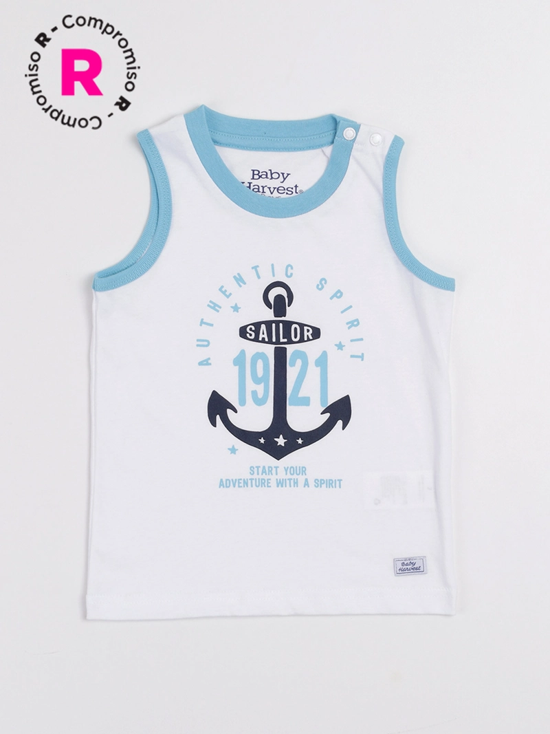 POLERA SIN MANGA NIÑO BABY HARVEST PRINT CENTRAL