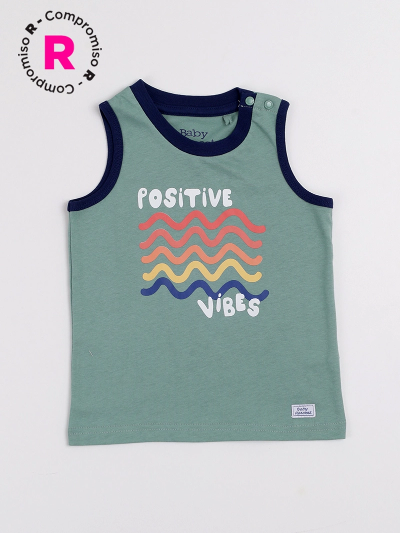 POLERA SIN MANGA NIÑO BABY HARVEST PRINT CENTRAL - 1