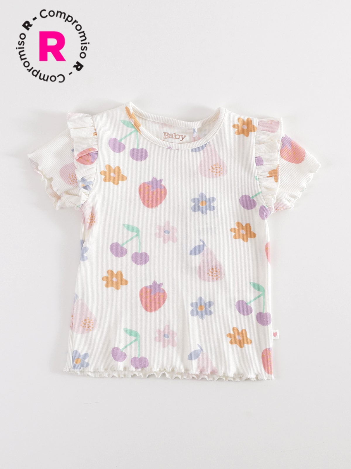 POLERA MANGA CORTA NIÑA BABY HARVEST - 1
