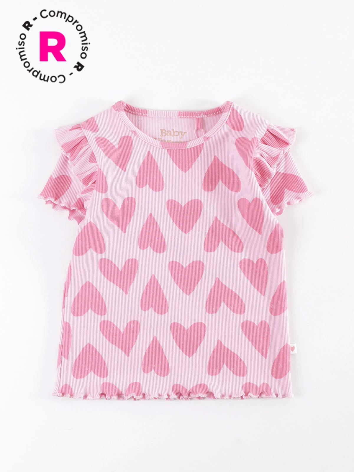 POLERA MANGA CORTA NIÑA BABY HARVEST - 1
