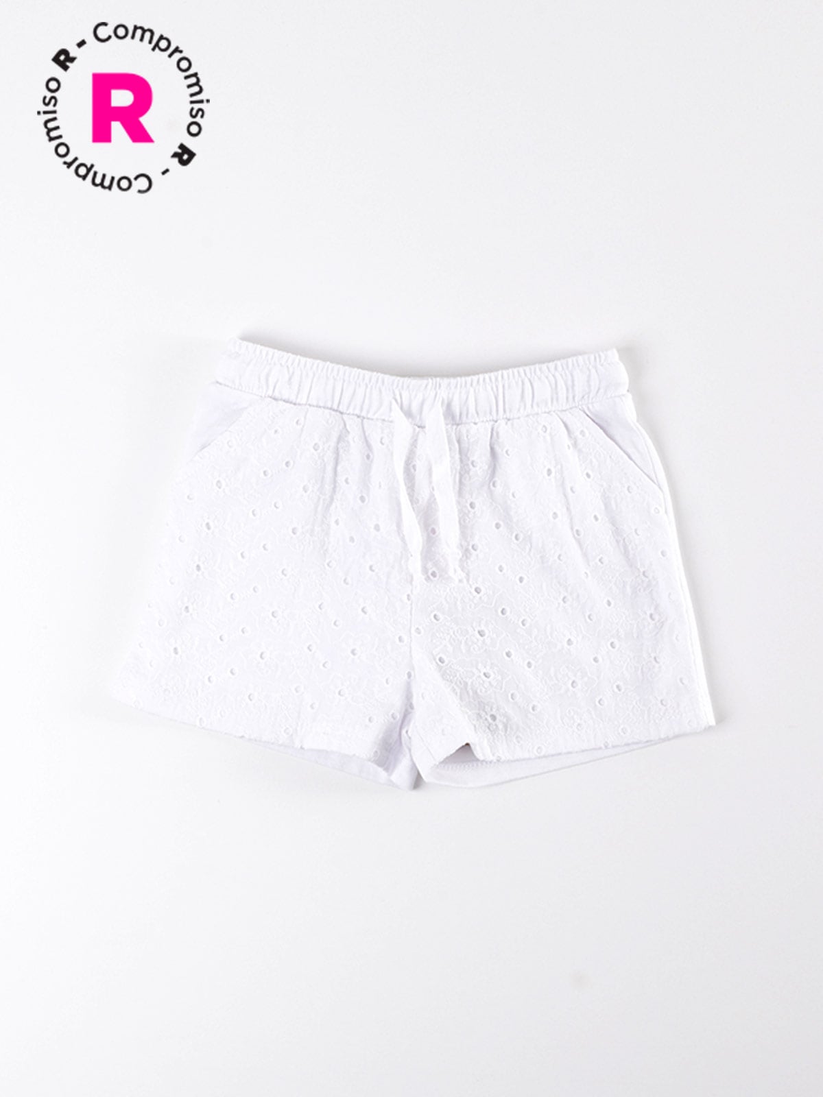 SHORT NIÑA BABY HARVEST ALGODÓN BRODERIE - 1