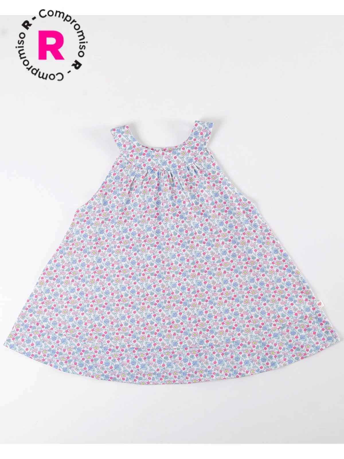 VESTIDO NIÑA BABY HARVEST CUELLO ESTAMPADO - 1