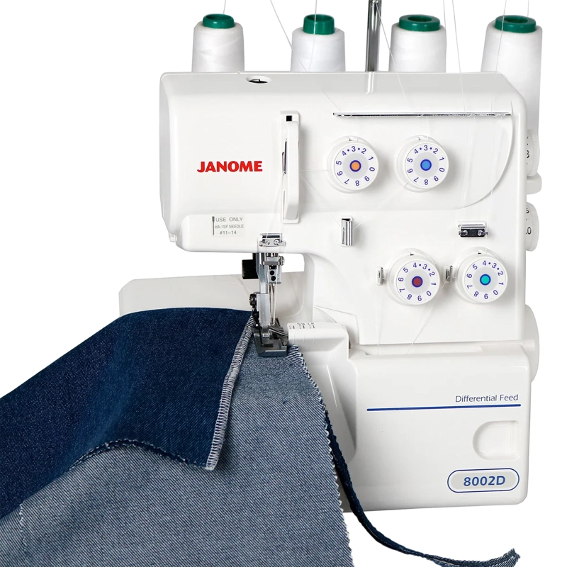 MÁQUINA DE COSER JANOME 1000A + OVERLOCK 8002D - 8