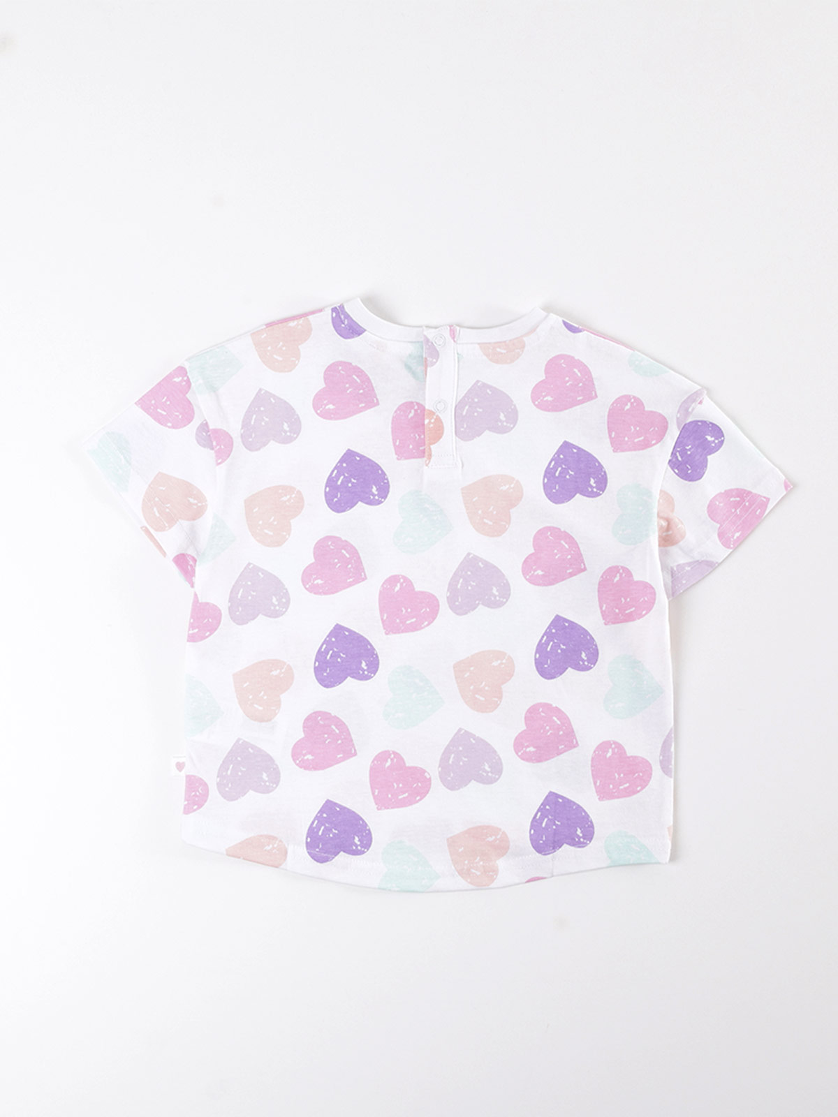 POLERA NIÑA BABY HARVEST ALGODÓN MANGA CORTA FIGURAS - 2