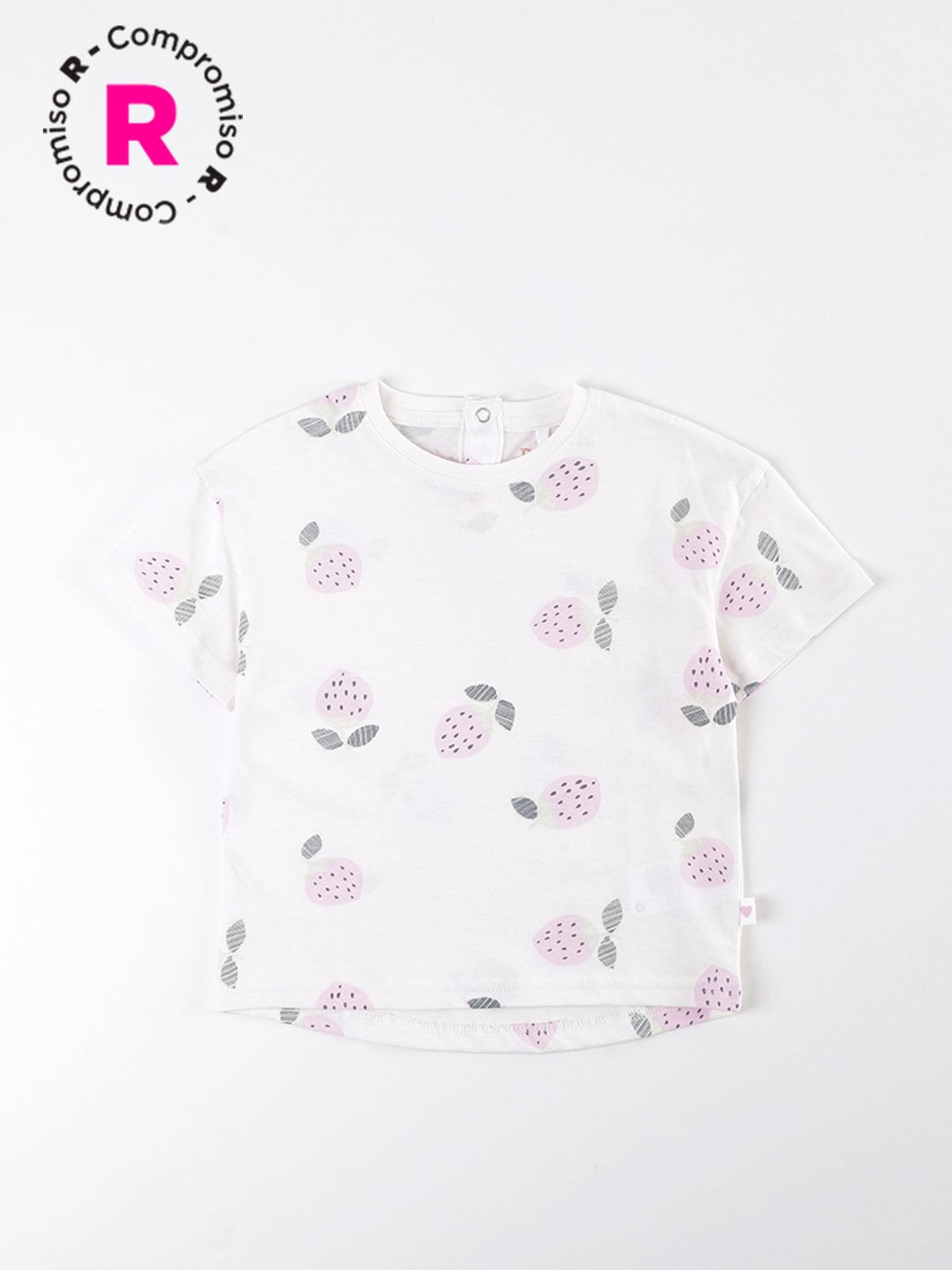 POLERA NIÑA BABY HARVEST ALGODÓN MANGA CORTA FIGURAS - 1