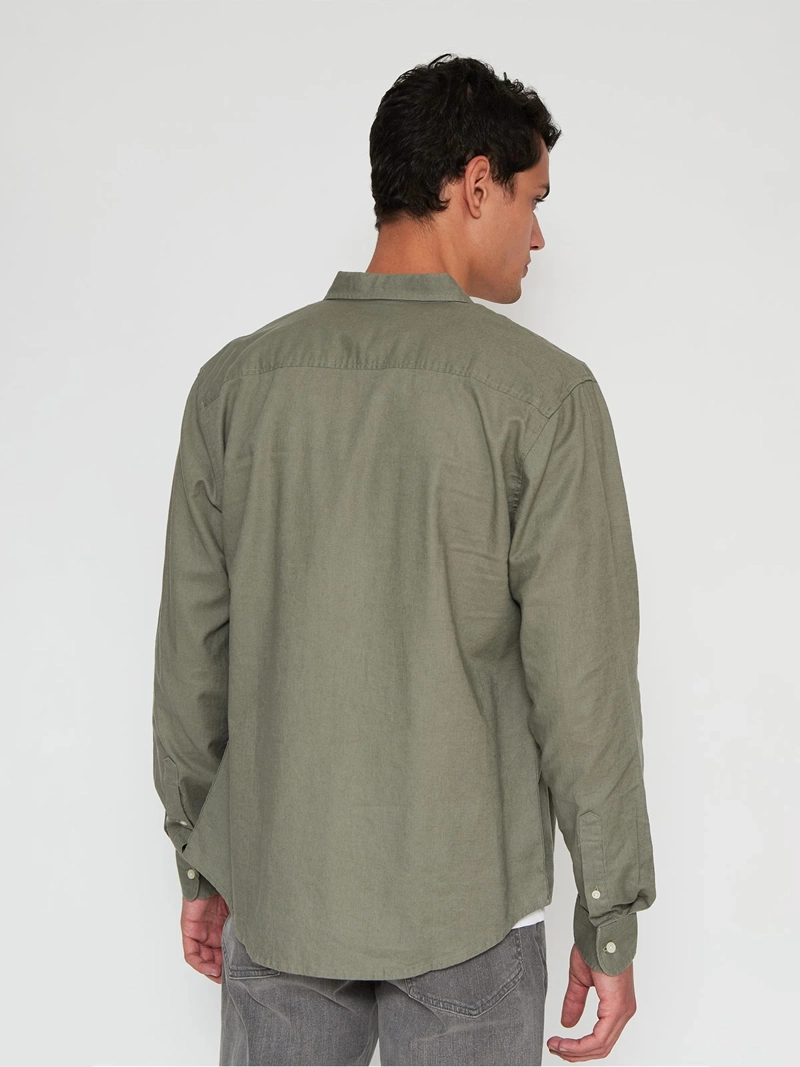 CAMISA HOMBRE BARBADOS LINO MANGA LARGA - 2