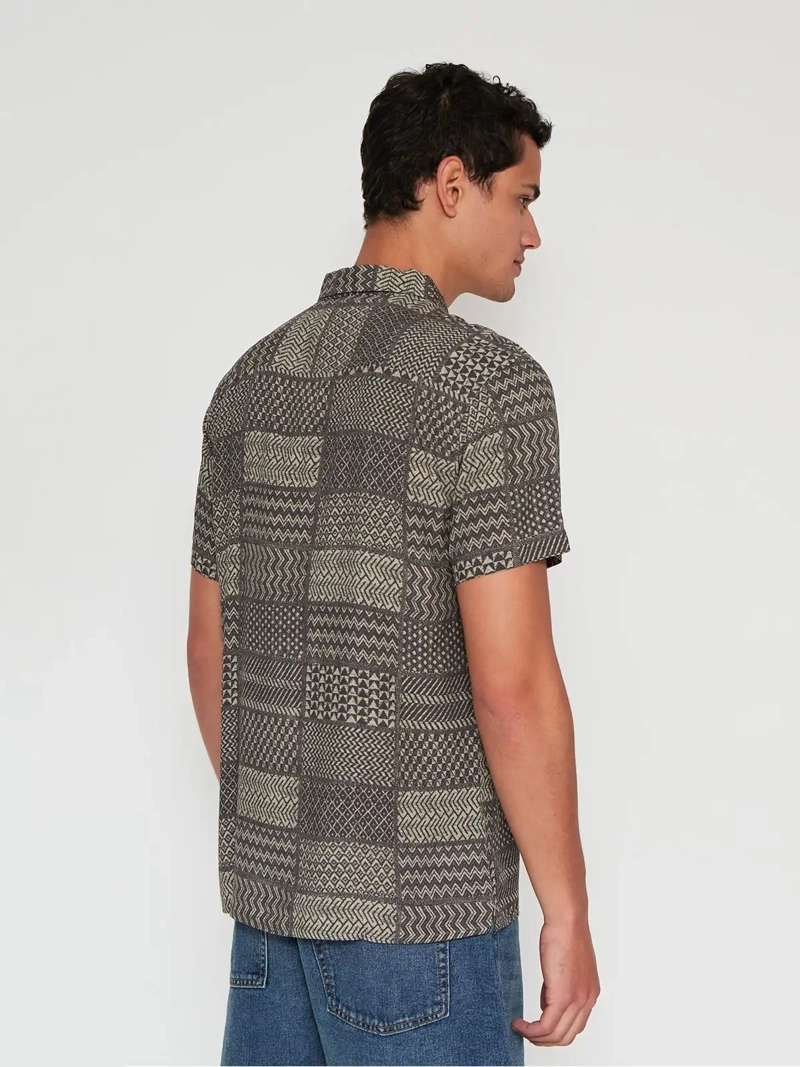 CAMISA HOMBRE BARBADOS MANGA CORTA ESTAMPADA - 2
