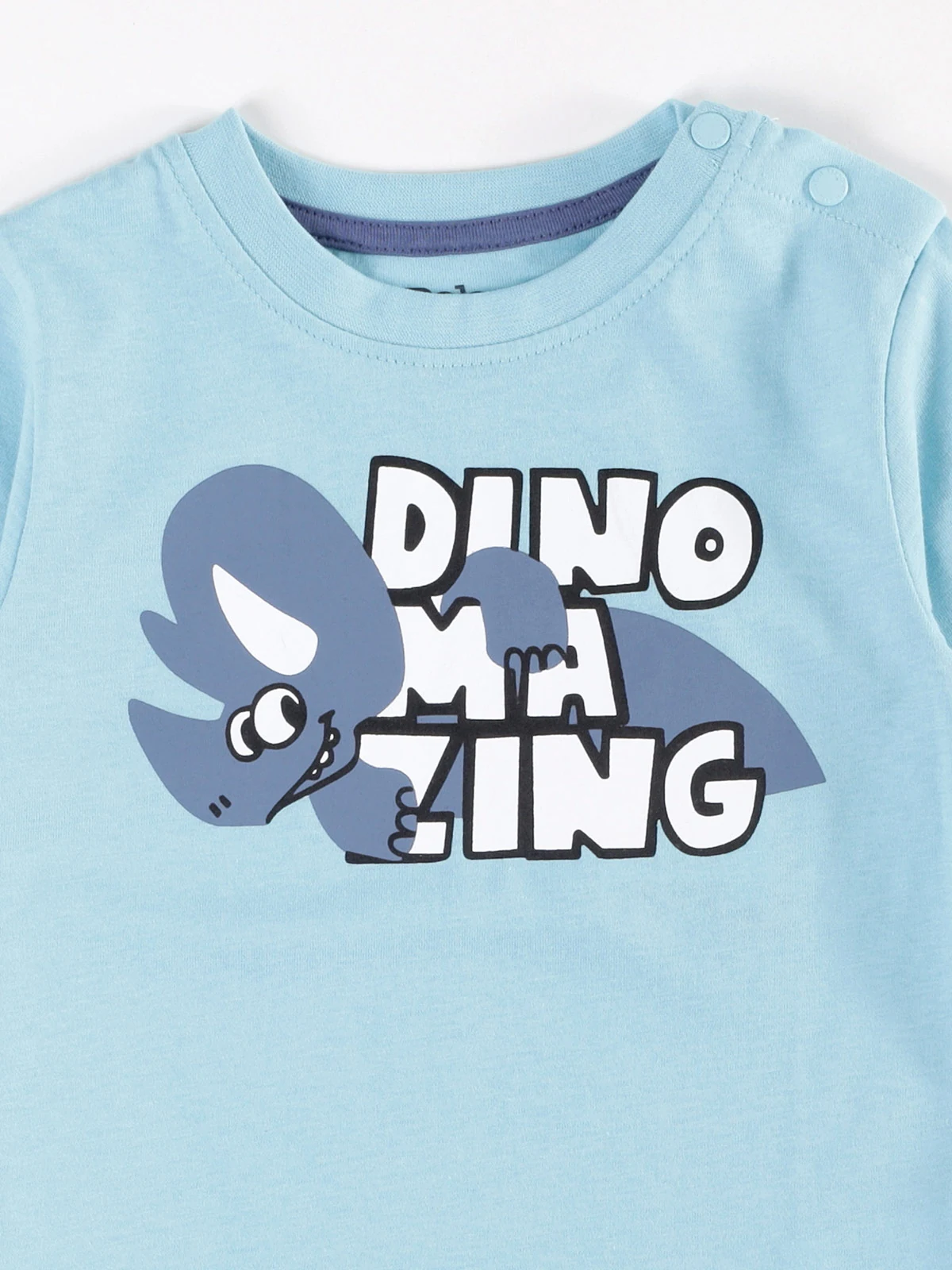 POLERA MANGA CORTA NIÑO BABY HARVEST PRINT DINOSAURIO - 3