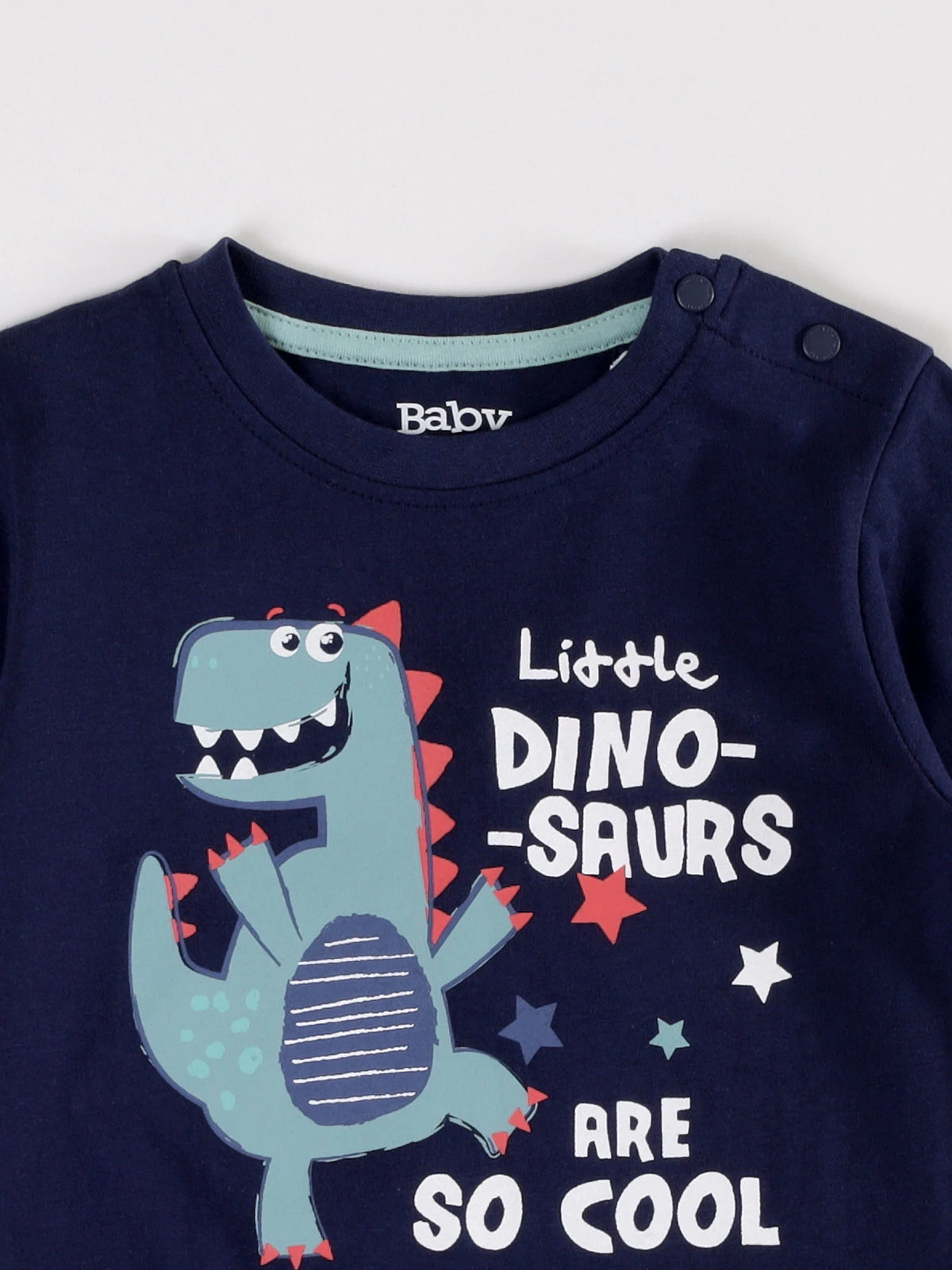POLERA MANGA CORTA NIÑO BABY HARVEST PRINT DINOSAURIO - 3