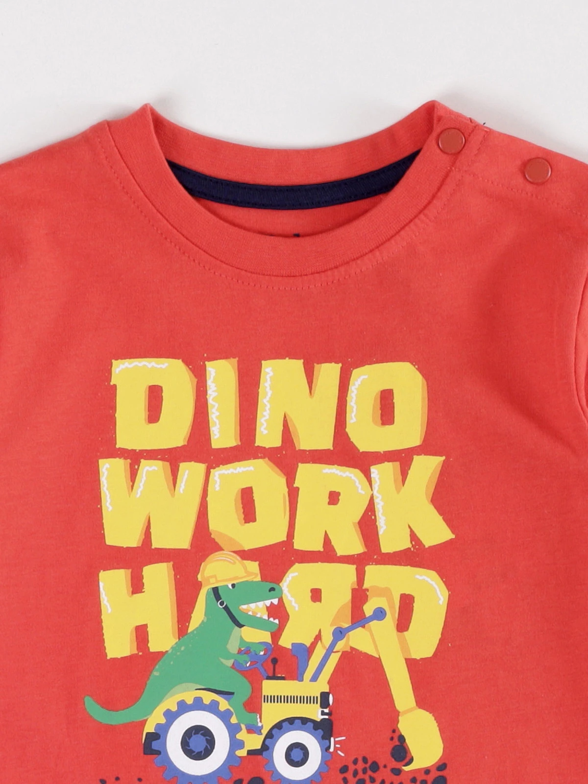 POLERA MANGA CORTA NIÑO BABY HARVEST PRINT DINOSAURIO - 3
