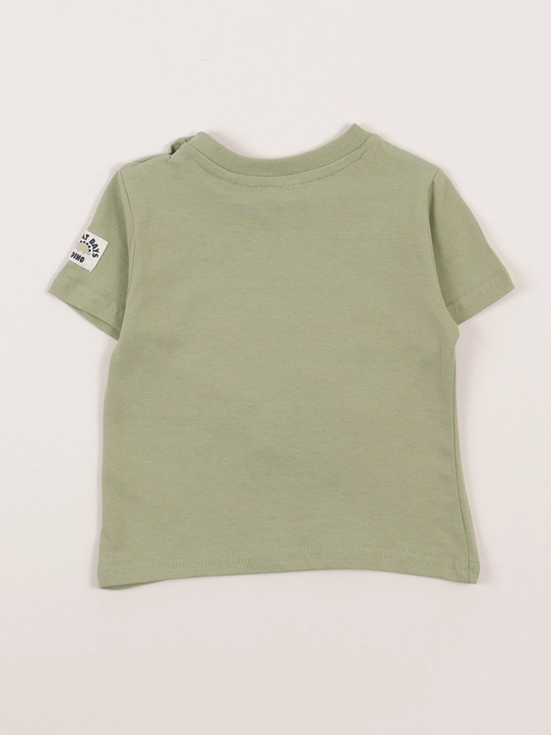 POLERA MANGA CORTA ALGODÓN NIÑO BABY HARVEST DINOF - 2