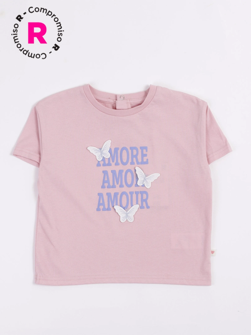 POLERA MANGA CORTA NIÑA BABY HARVEST PRETTY - 1