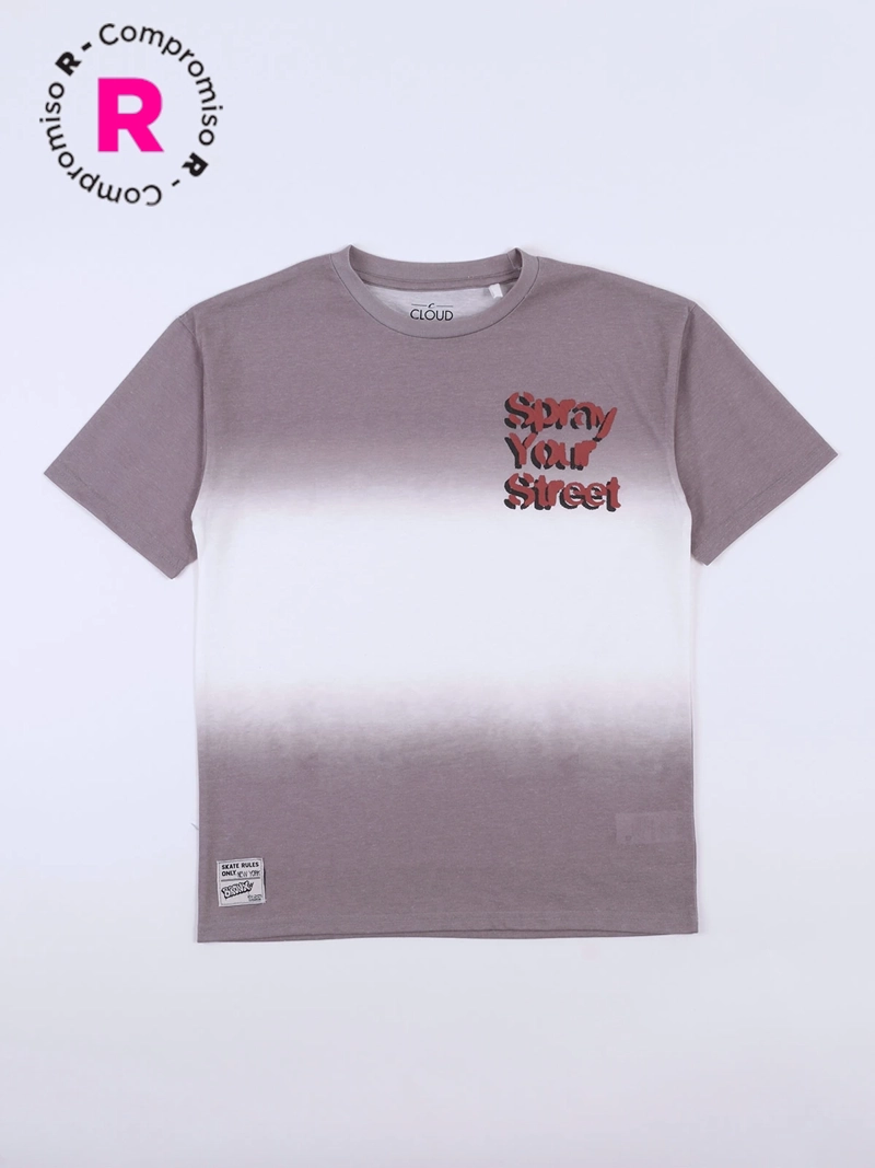 POLERA MANGA CORTA NIÑO CLOUDBREAK DEGRADE - 1
