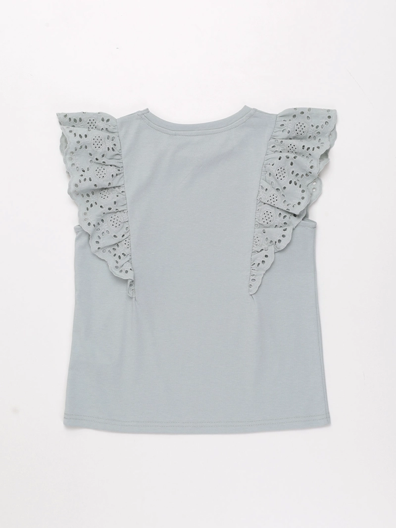 POLERA SIN MANGA NIÑA HARVEST BRODERIE - 2