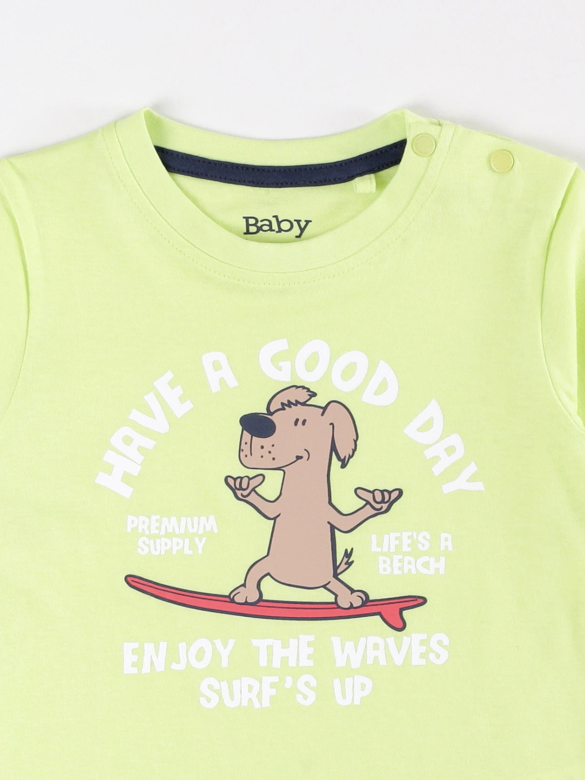 POLERA MANGA CORTA NIÑO BABY HARVEST ESTAMPADO FRONTAL - 3