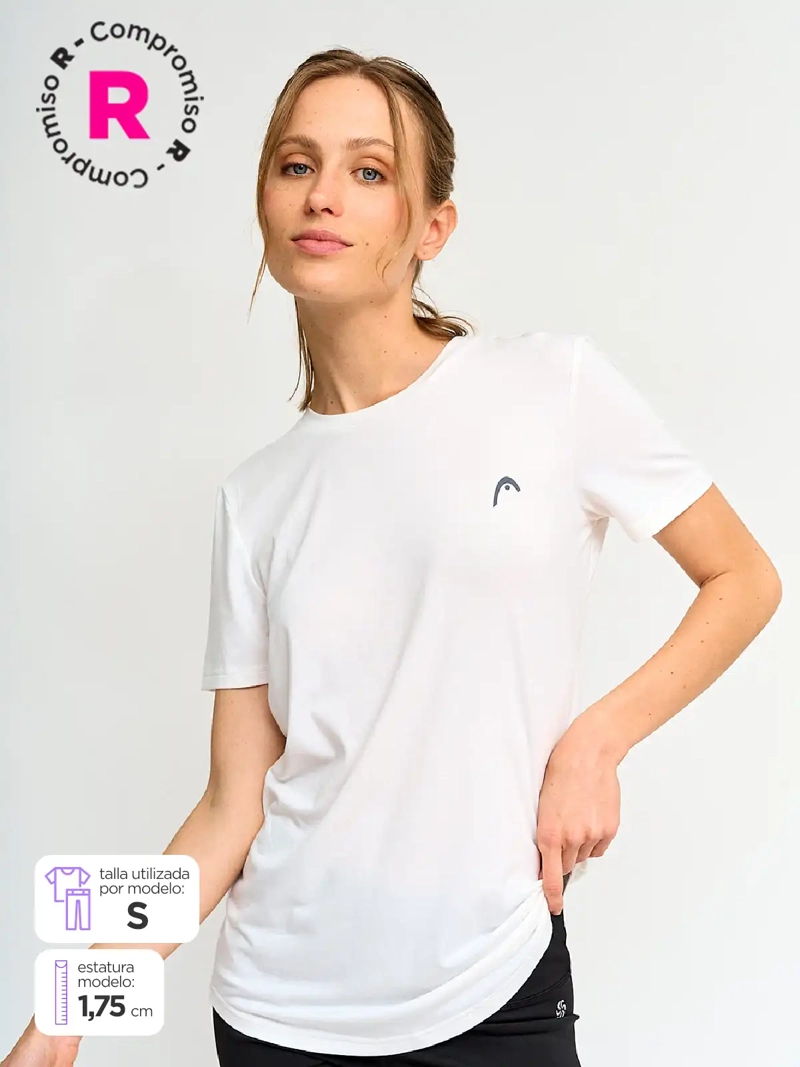 POLERA MANGA CORTA MUJER HEAD ALOGI