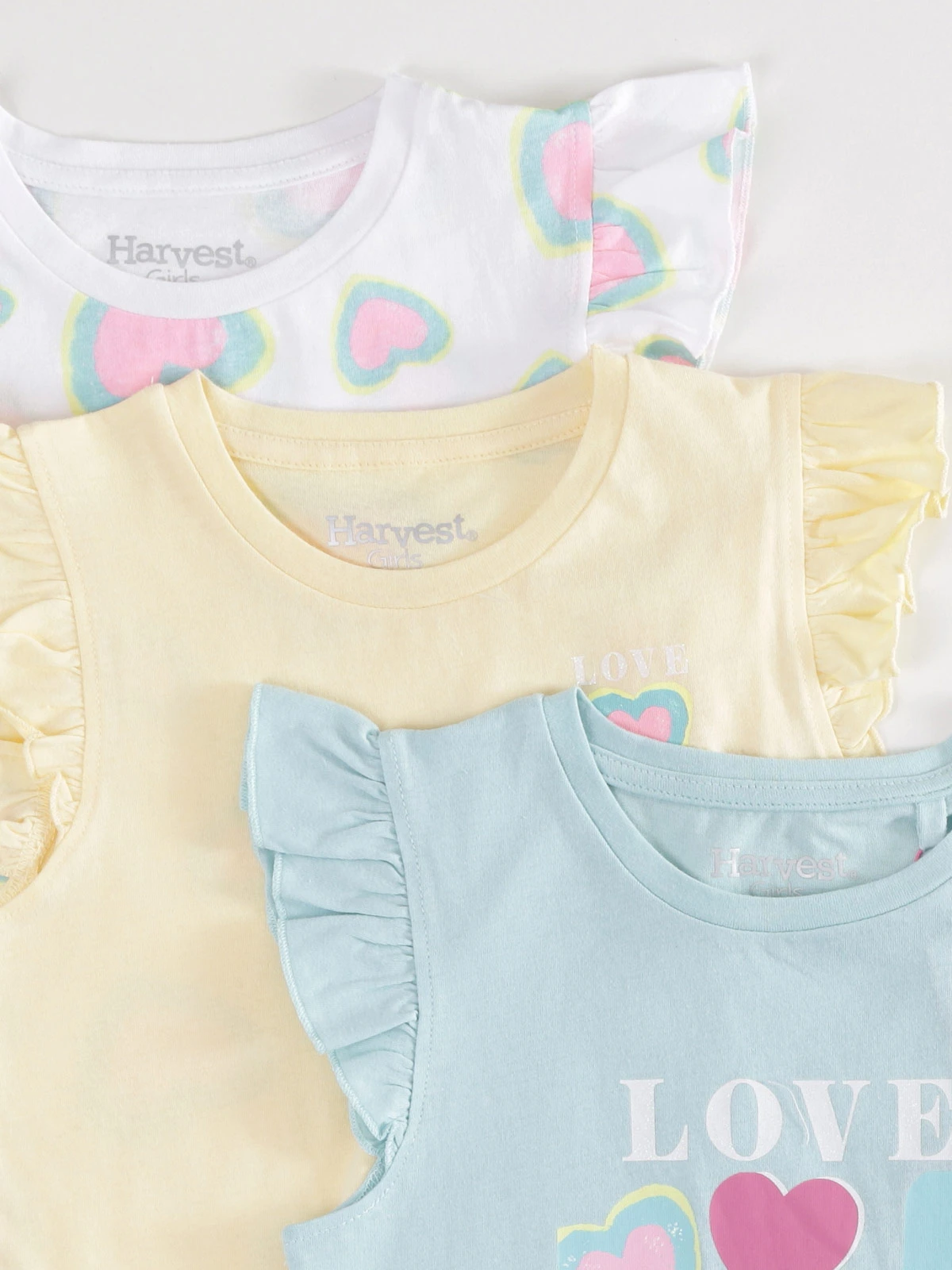 PACK X3 POLERAS SIN MANGA NIÑA BABY HARVEST - 3